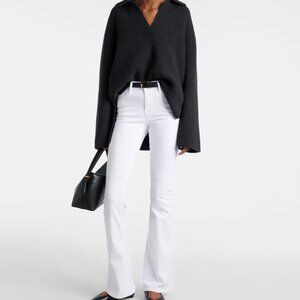 Frame  Le High Stretch Flare Jeans - White - Sz 29 - NWOT